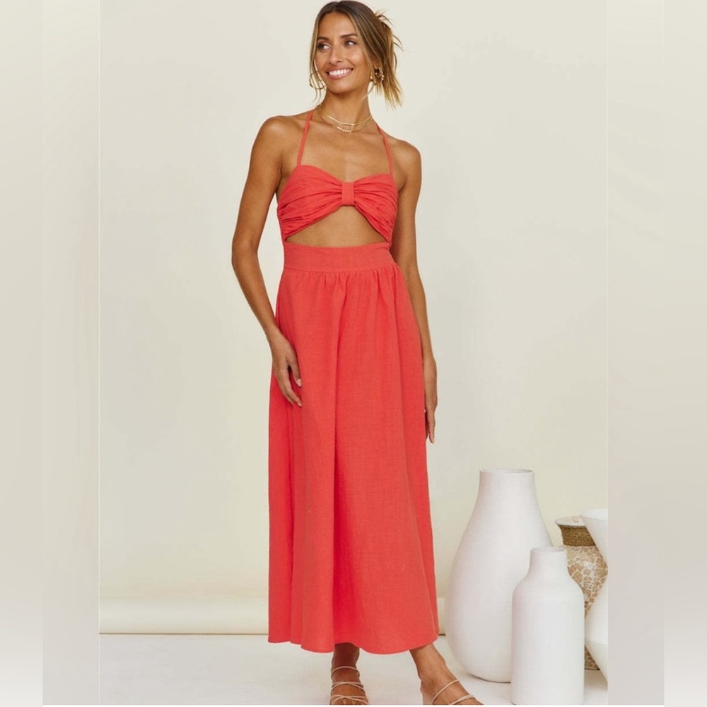 Sndys the label, NWOT, size large, orange